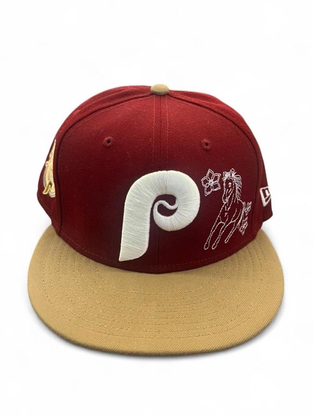 New Era Philadelphia Phillies Fitted Hat Size 7 3/8